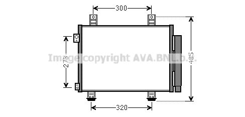 AVA QUALITY COOLING Kondensaator,kliimaseade SZ5117